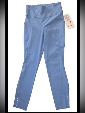 NWT*LULULEMON*SIZE 8*FAST & FREE HI RISE TIGHT 25” L W/POCKETS*SERENE BLUE $128
